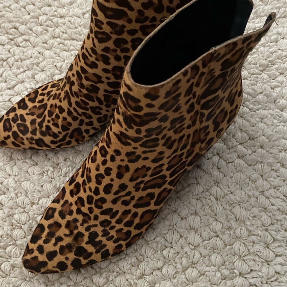 Dolce Vita Leopard Print Ankle Boots - NWT